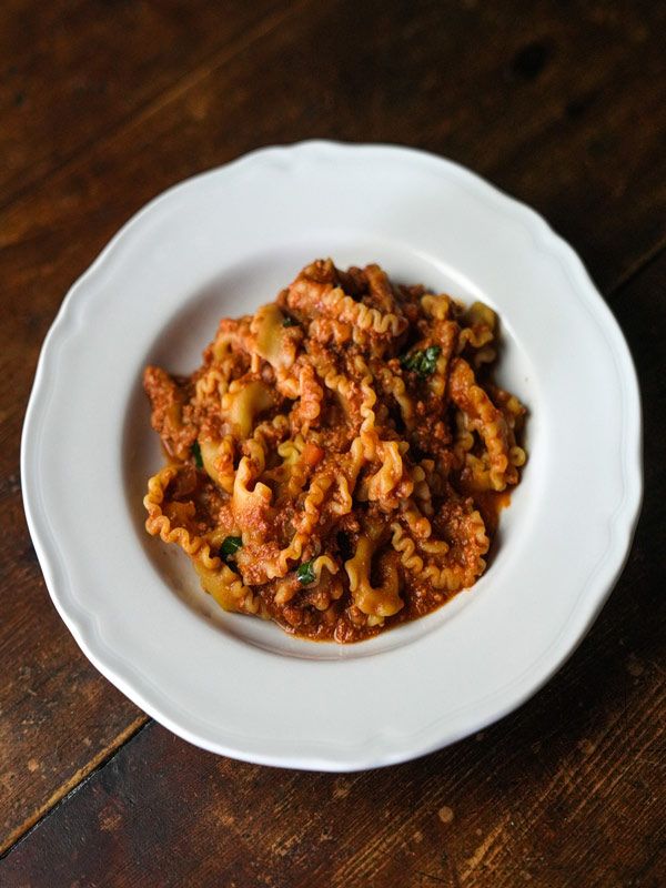 pasta at Vescovino Ristorante