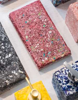 Creative homewares made from recycled waste at Bali's Waste Lab