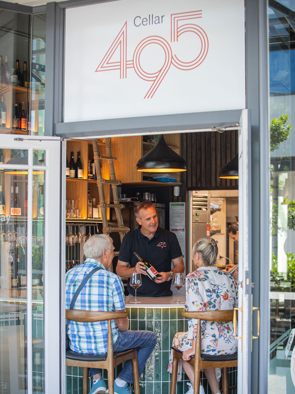 dining at Cellar495