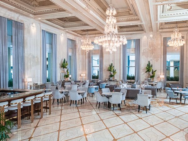 The Champagne Bar at The Plaza Hotel New York City 