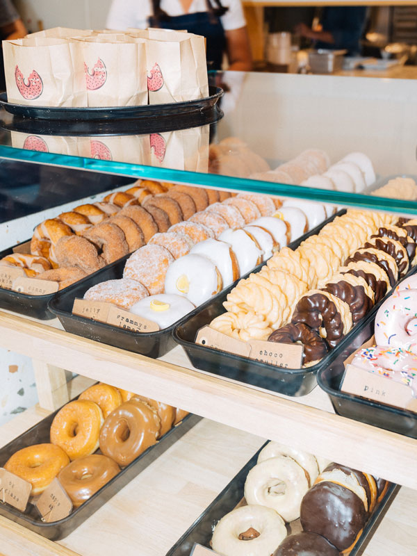 handcrafted sweet treats on display at the Cream Pony