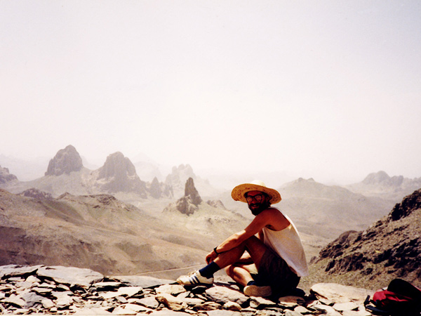 Intrepid Travel’s co-founder Geoff Manchester in Algeria