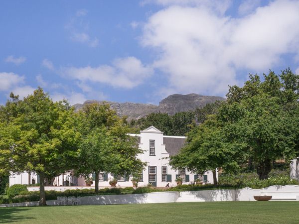 the exterior of Klein Constantia winery