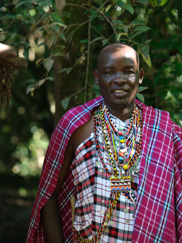 Maasaisafari guide, Anthony