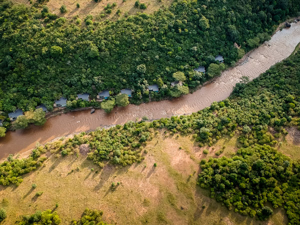 the banks of the Mara River