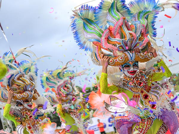 dancers at MassKara Festival