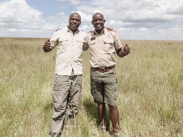 Guides Peter and Anthony regale