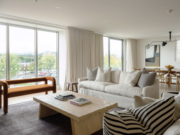 the three-bedroom apartment at Porters Boutique Hotel