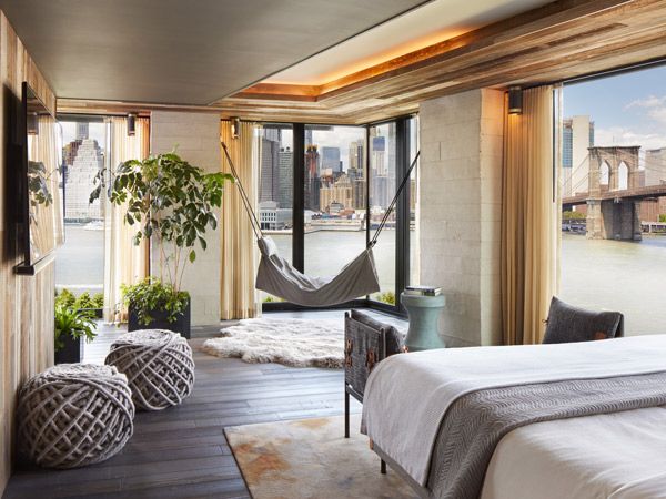 Riverhouse Suite Biophilic Design at 1 Hotel Brooklyn Bridge