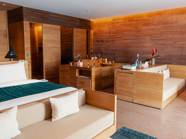 a look inside one of the studios at Desa Potato Head, Bali