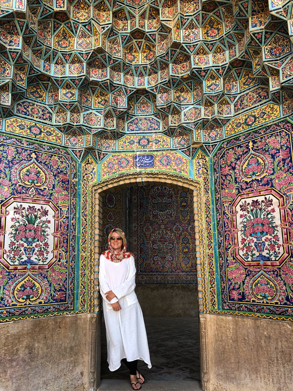 Lisa Pagotto in Shiraz, Iran