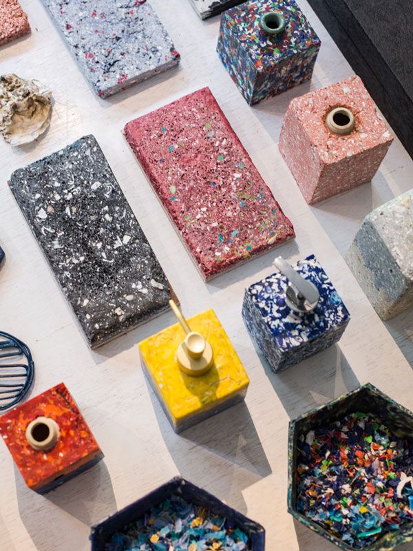 colourful homewares at Sustainism Lab, Desa Potato Head in Seminyak