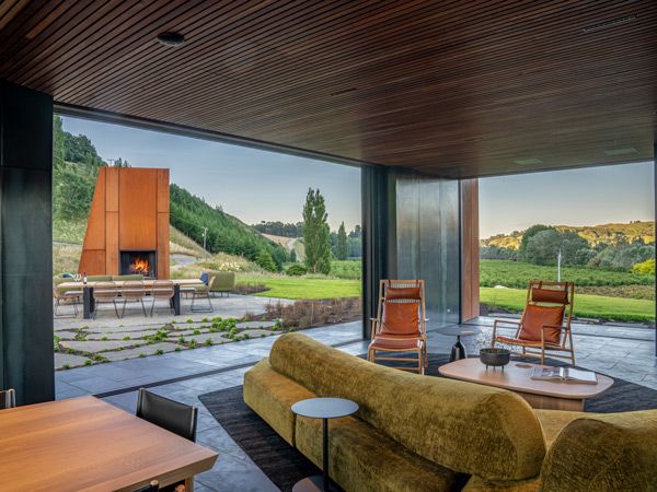 the Te Mānia retreat in Black Barn Bistro, Hawke's Bay