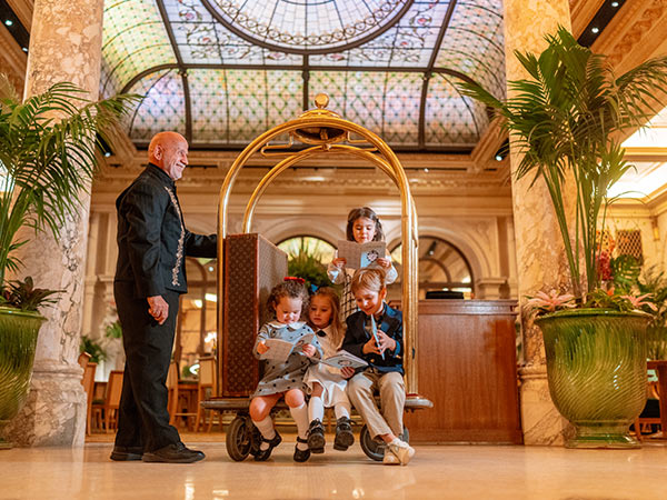 Children's check-in program at The Plaza