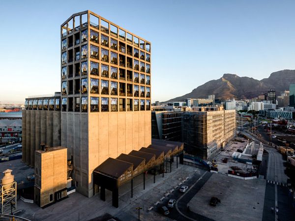 an aerial view of The Silo Hotel, Cape Town