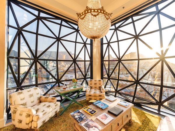 a look inside the penthouse at Silo Hotel
