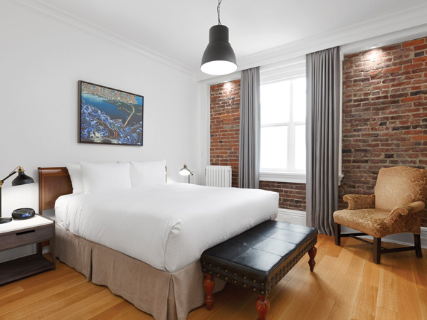 a look inside the room at The Victorian, Vancouver
