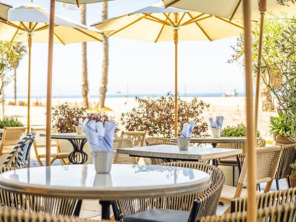 Outdoor area of Casa Del Mar