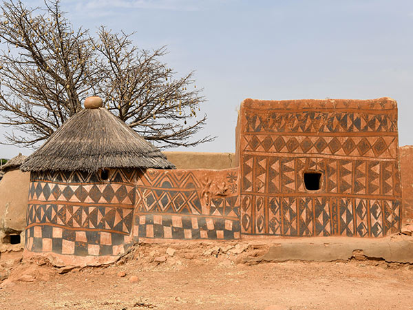 Royal court of Tiebele in Burkina Fas