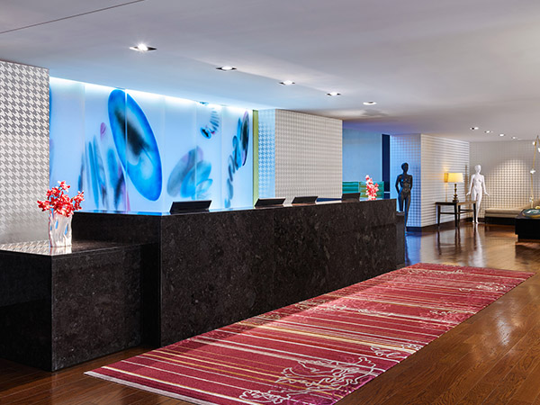 The Nines concierge area