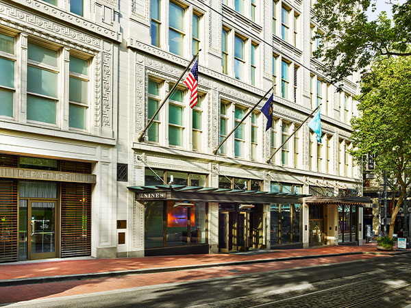 exterior of The Nines
