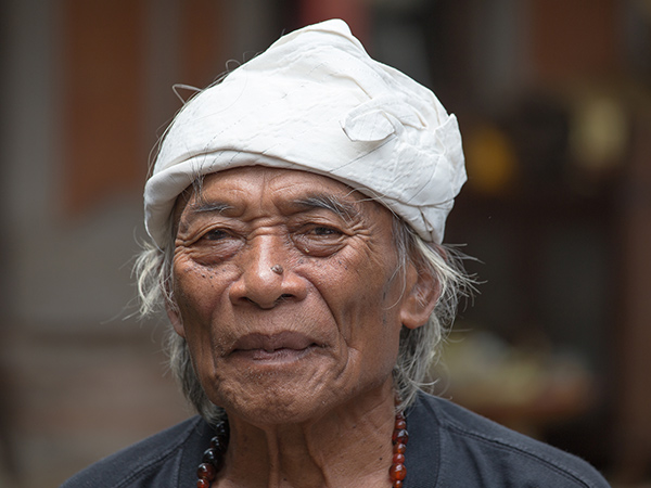 portrait fo Ketut Liyer Traditional Healer from Eat Pray Love