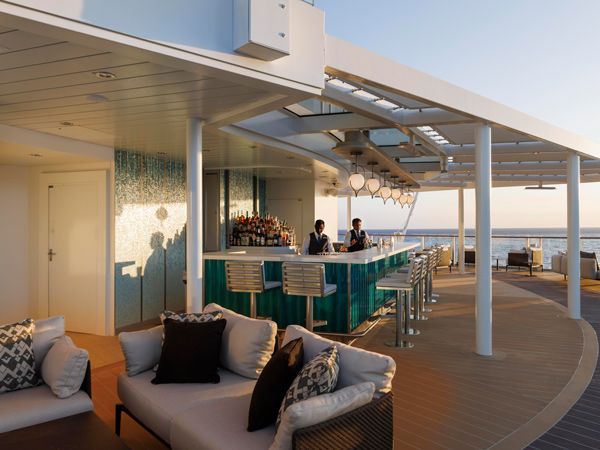 the Dusk Bar at Silver Nova cruise