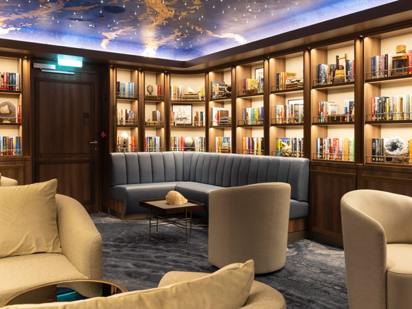 The Library on Silver Nova cruise
