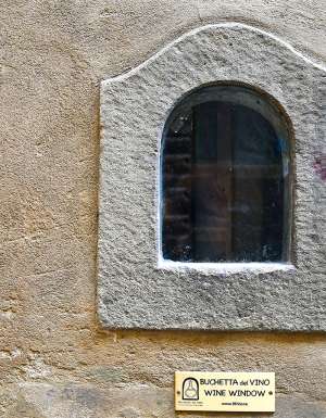 Florence wine window