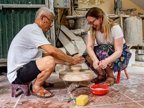 the Inside Travel Group staff working closely with local communities