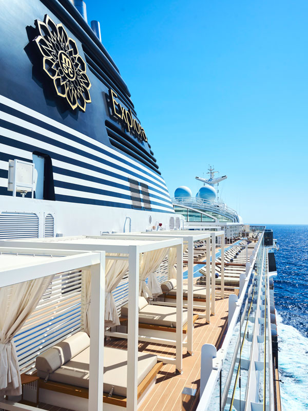 the EXPLORA I deck