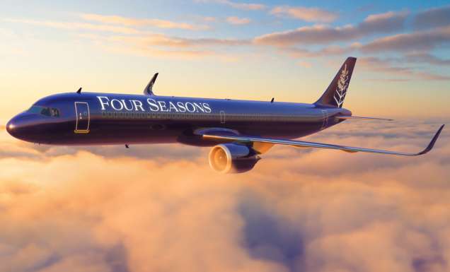 Four Seasons private jet