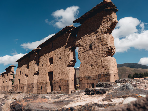 the Raqch’i archaeological site, Inca, Peru