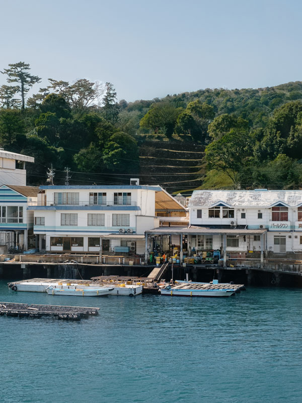 the maze of waterways of the Shima Peninsula, Japan