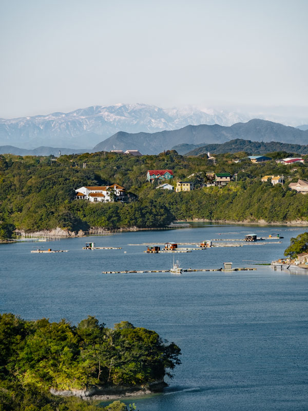 a scenic water view at Ise-Shima, Japan