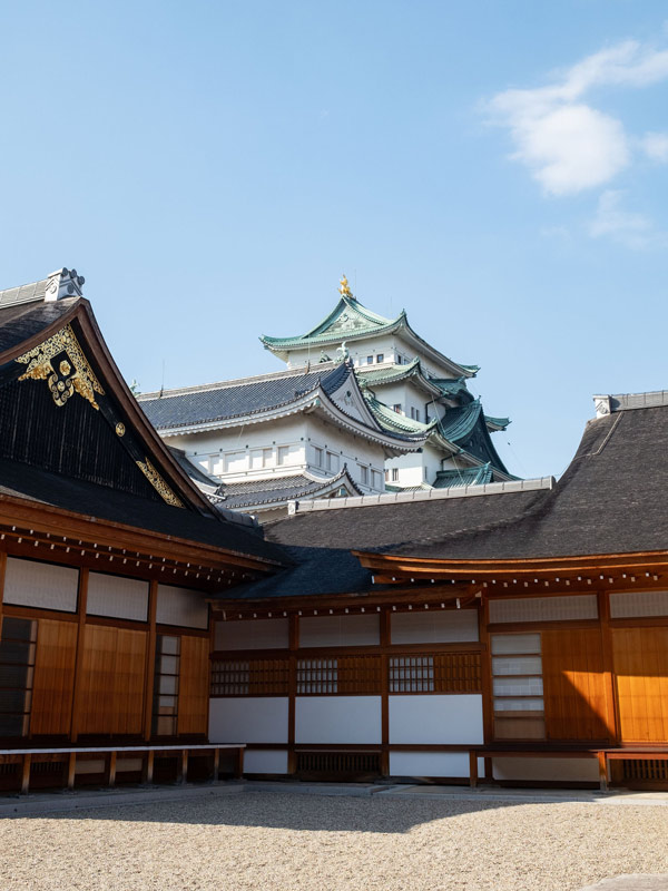 the exterior of Nagoya Castle, Japan