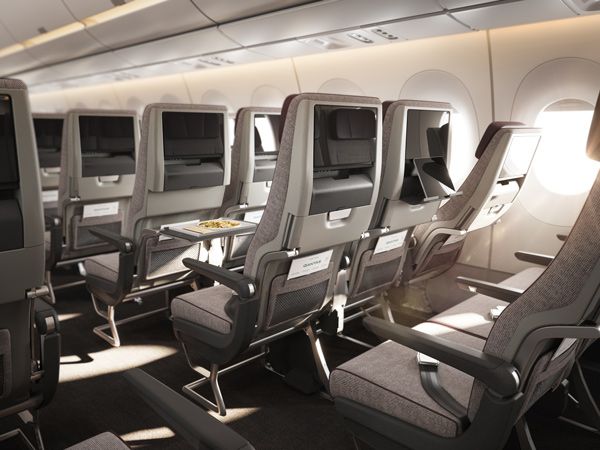 Qantas A350 economy