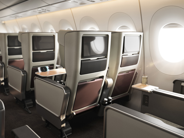 Qantas A350 premium economy