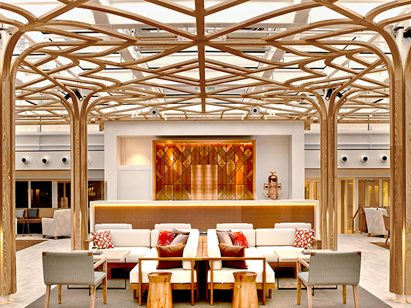 The Wintergarden is a serene, beautiful space where afternoon tea is served, and it can also be used for craft groups or simply relaxing. 