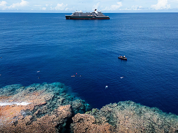 taking a Zodiac to the cliffs of Chile’s Juan Fernandez