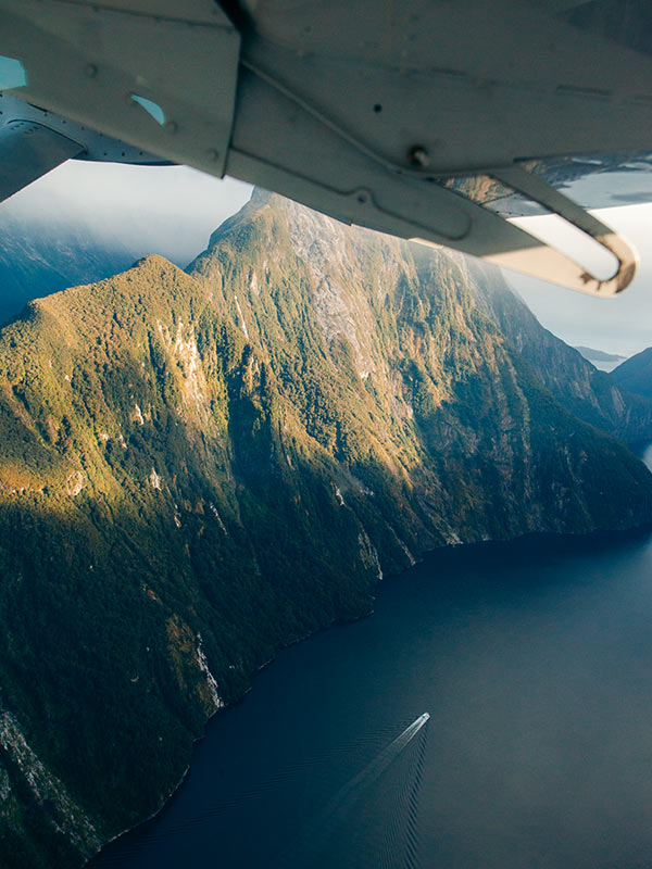 landscape of Milford Sound in Queensland