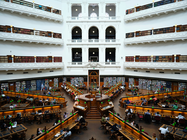 The State Library of Victoria in Melbourne