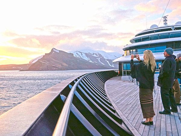 view from Scenic Eclipse Observatory luxury cruise