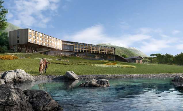 Exterior view of what the new Cormorant at 55 South will look like when complete.
