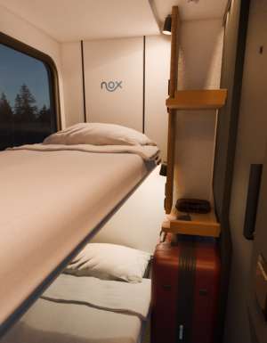 Onboard Nox's new European sleeper train