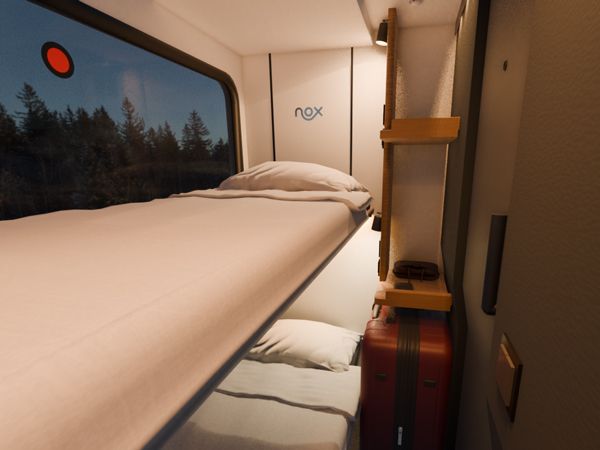 Onboard Nox's new European sleeper train