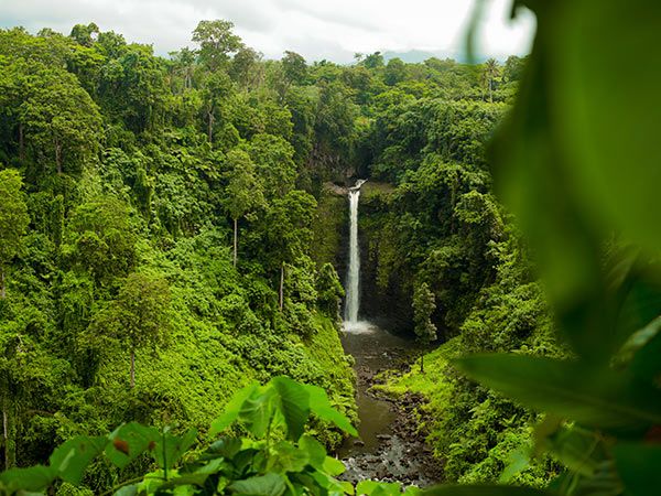 Sopoaga Falls in samoa