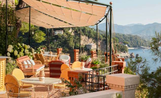 Portofino from Villa Beatrice