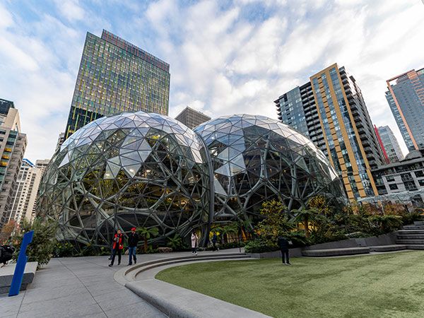 exterior of seattle spheres