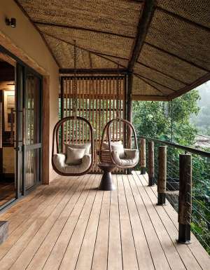 Gorilla Forest Lodge room balcony